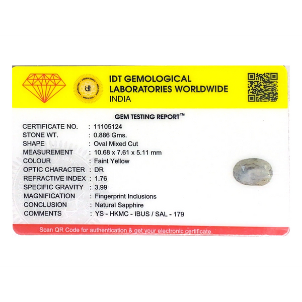 Yellow Sapphire - 4.43 Carat