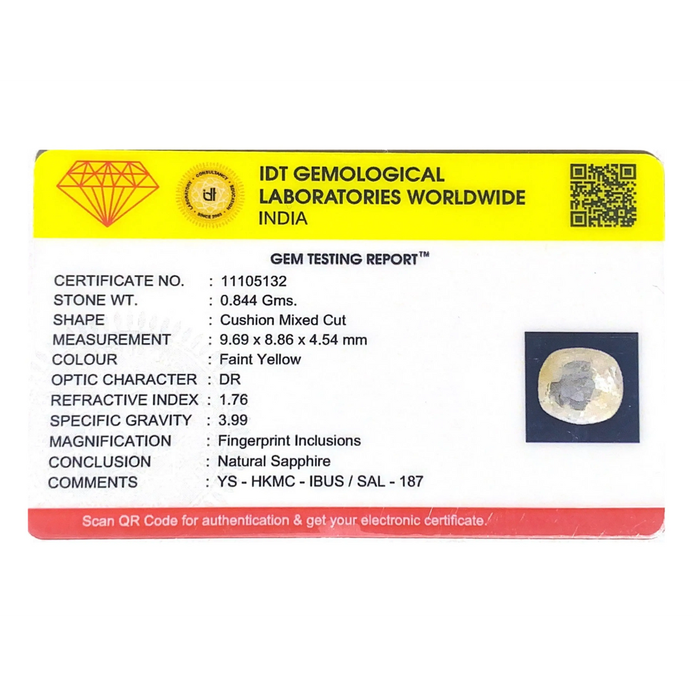 Yellow Sapphire - 4.22 Carat