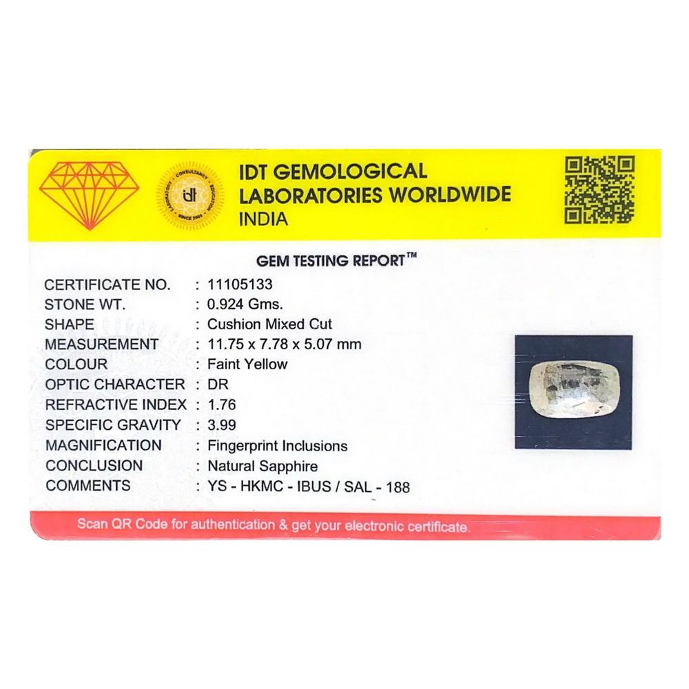 Yellow Sapphire - 4.62 Carat