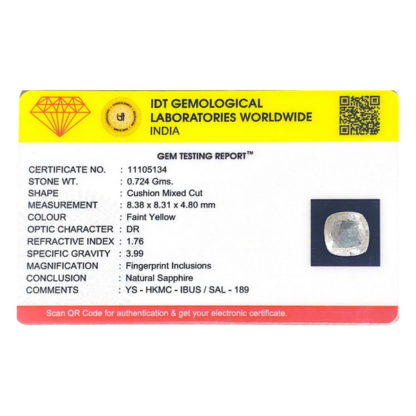 Yellow Sapphire - 3.62 Carat