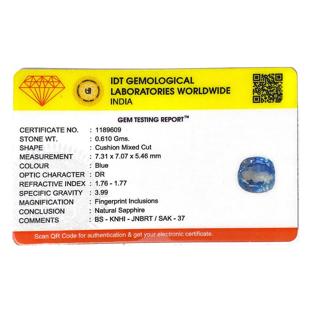 Blue Sapphire - 3.05 Carat