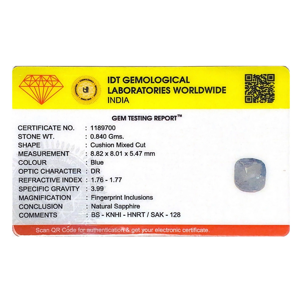 Blue Sapphire - 4.2 Carat