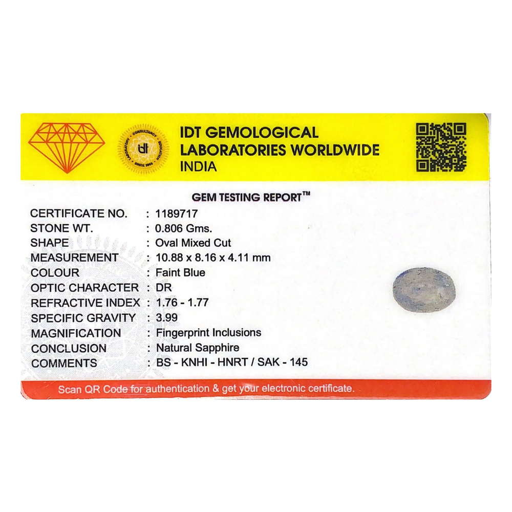 Blue Sapphire - 4.03 Carat