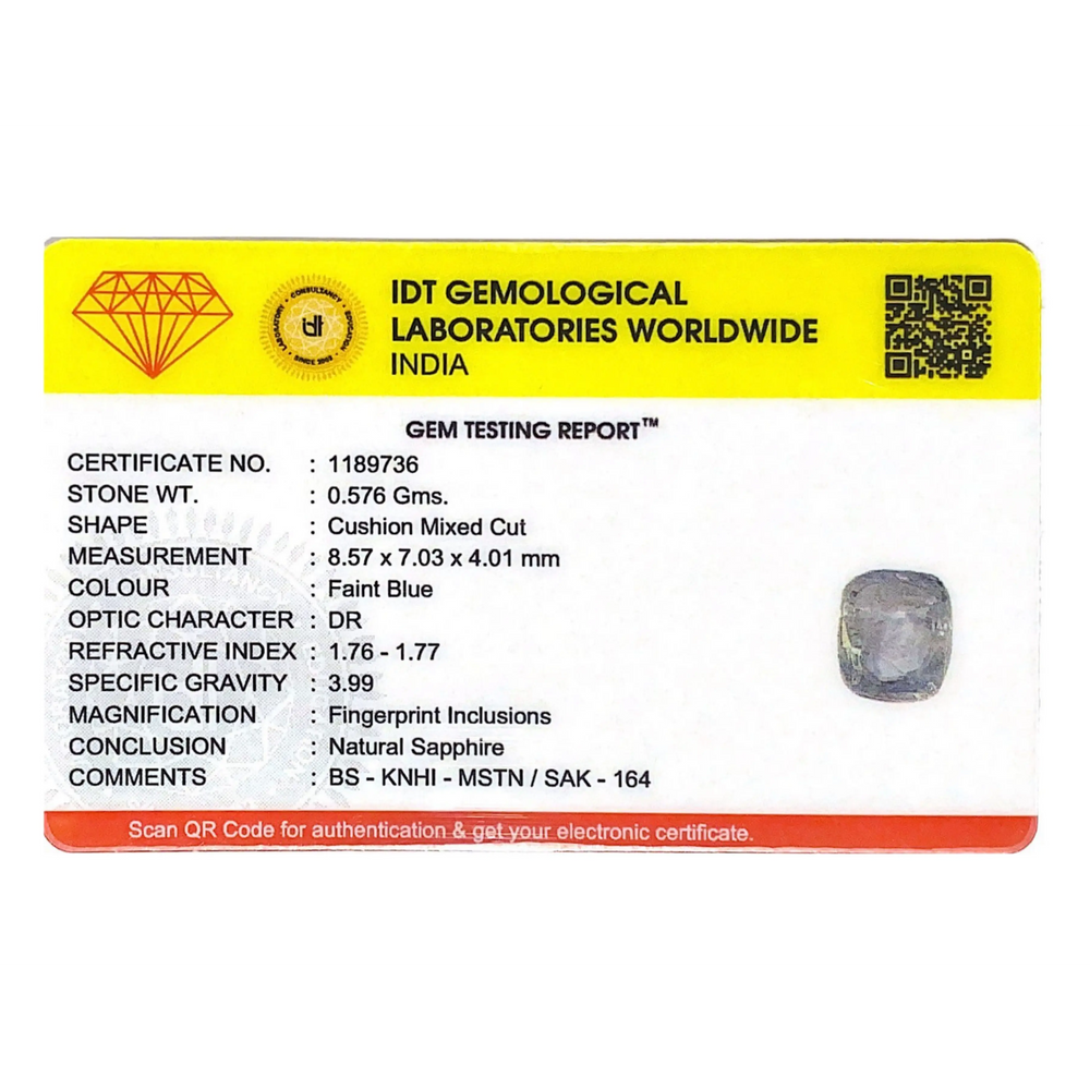 Blue Sapphire - 2.88 Carat