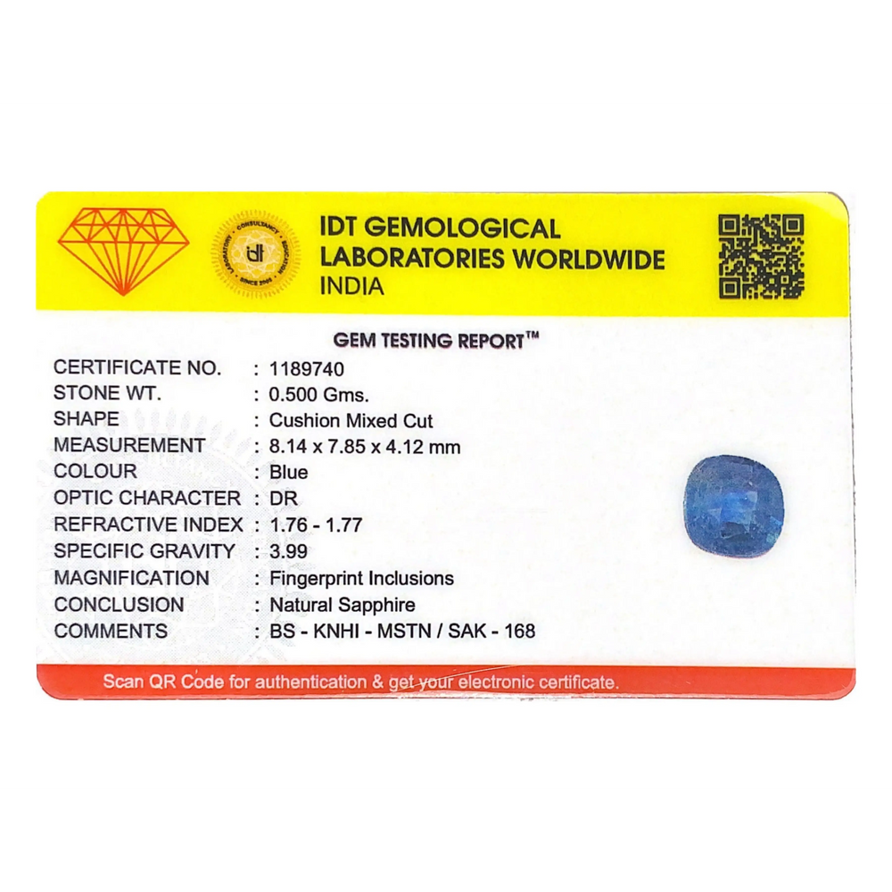 Blue Sapphire - 2.5 Carat