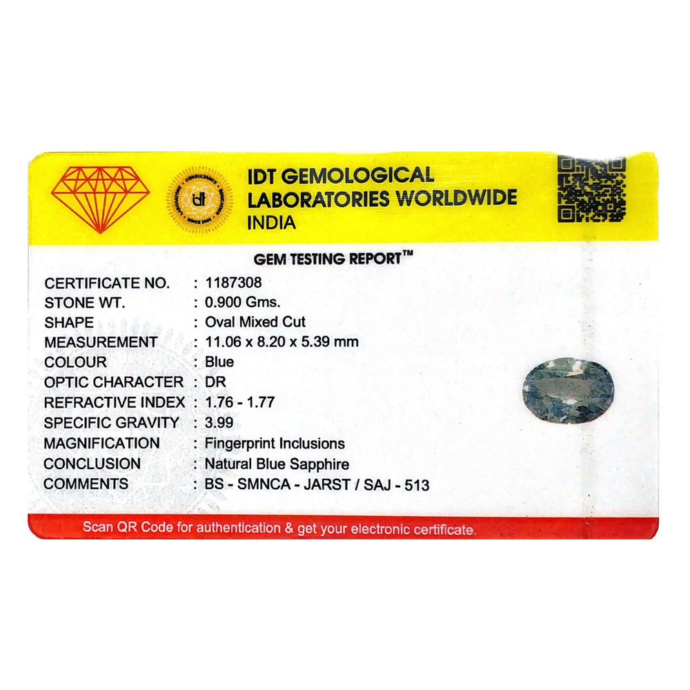 Blue Sapphire - 4.5 Carat - Pramogh