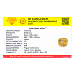 Yellow Sapphire - 4 Carat
