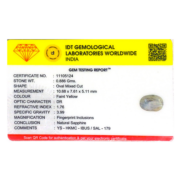 Yellow Sapphire - 4.43 Carat