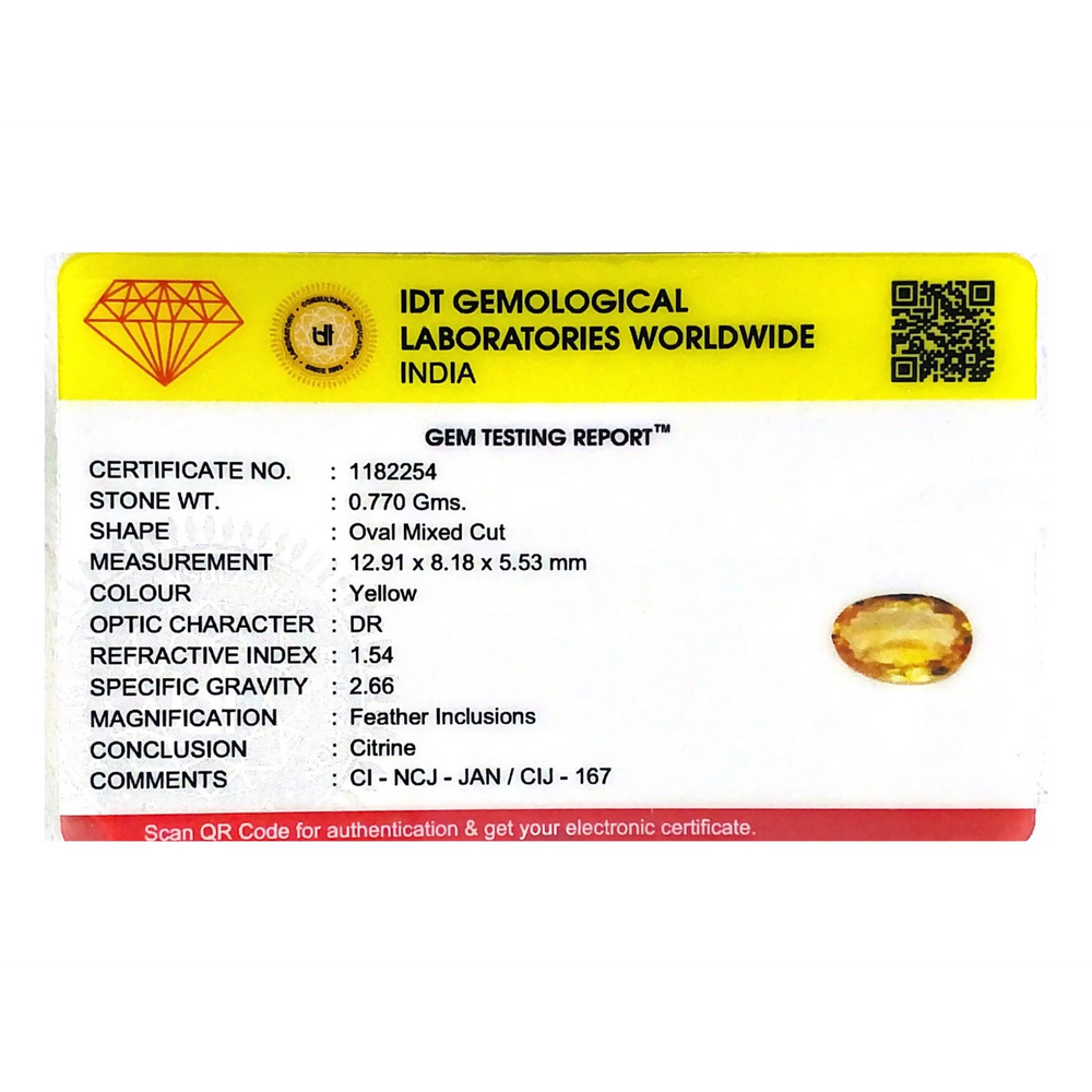 Citrine - 3.85 Carat - Pramogh