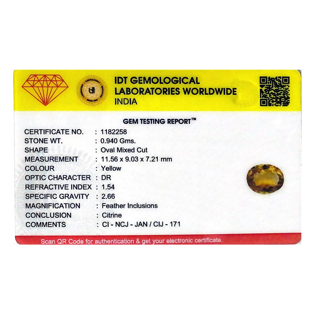 Citrine - 4.7 Carat - Pramogh