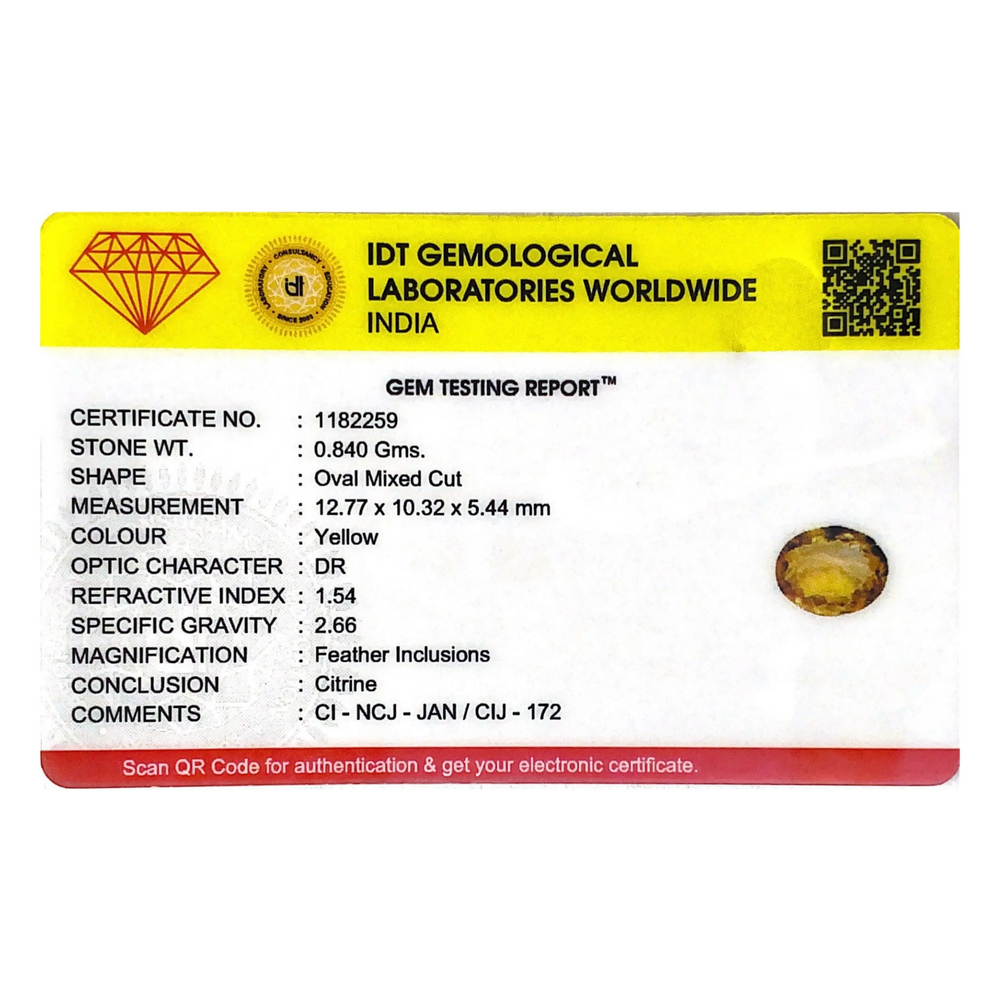 Citrine - 4.2 Carat - Pramogh