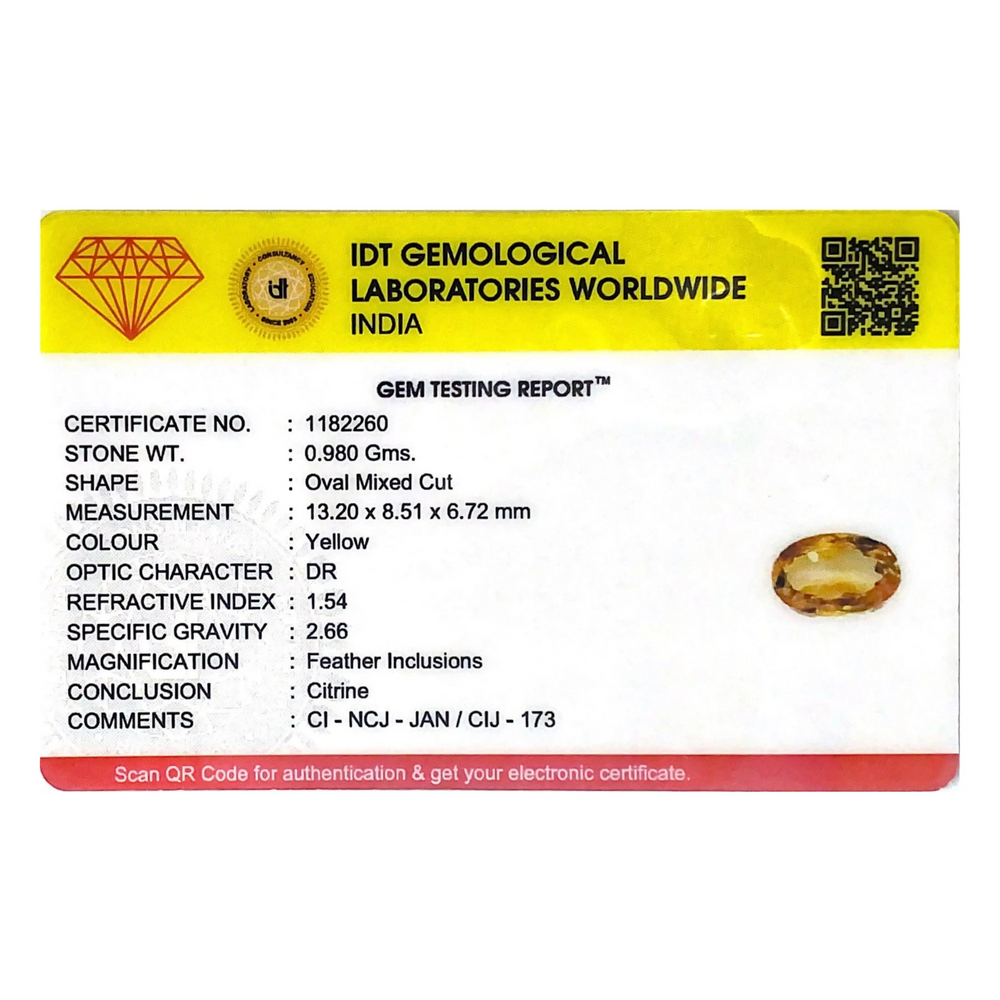 Citrine - 4.9 Carat - Pramogh