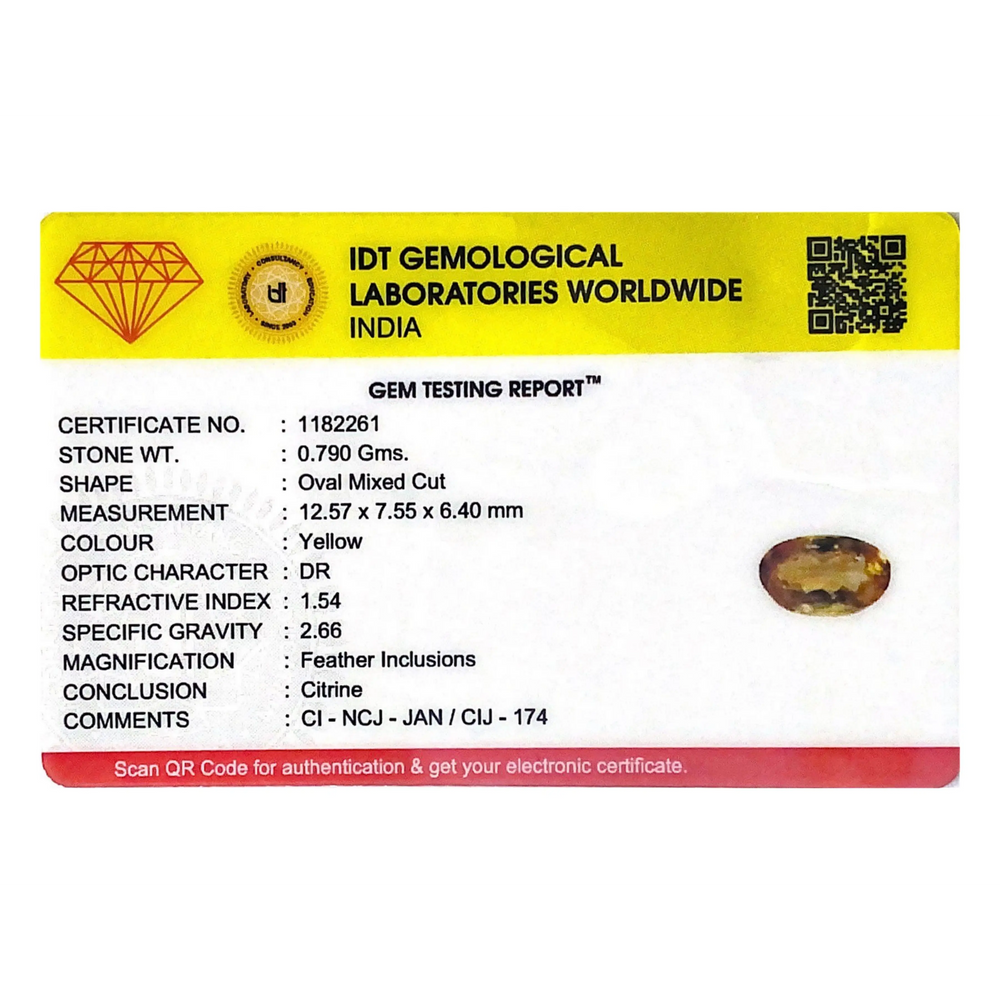 Citrine - 3.95 Carat - Pramogh