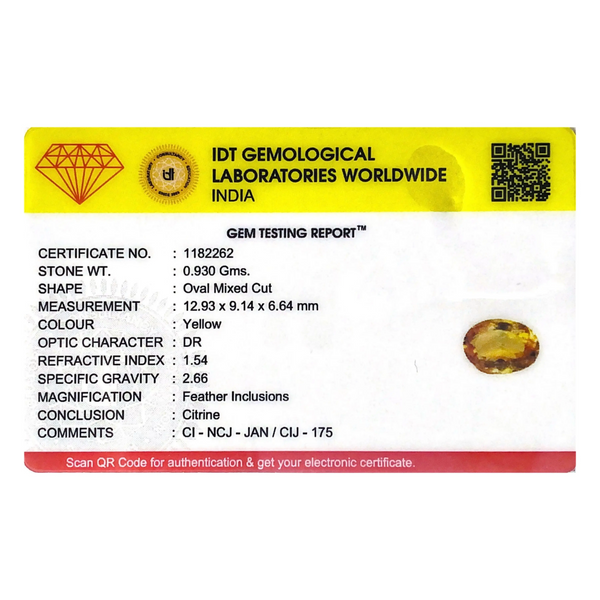 Citrine - 4.65 Carat - Pramogh