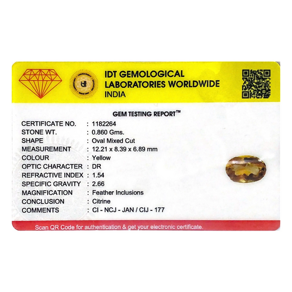 Citrine - 4.3 Carat - Pramogh