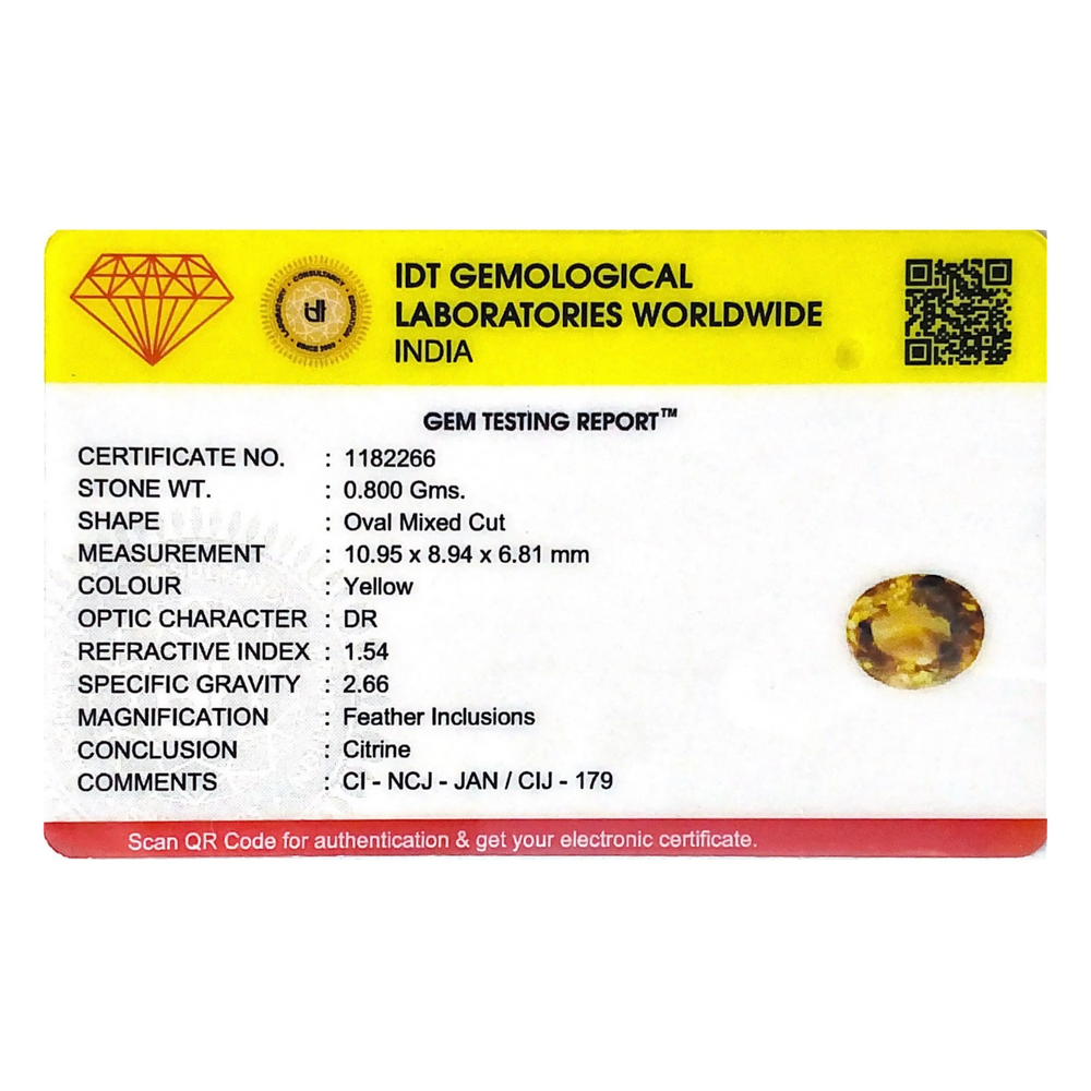 Citrine - 4 Carat - Pramogh
