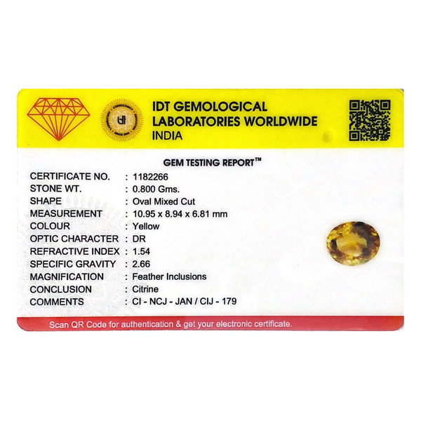 Citrine - 4 Carat - Pramogh