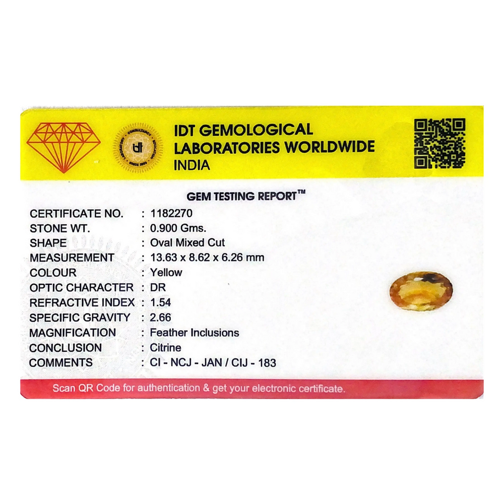 Citrine - 4.5 Carat - Pramogh