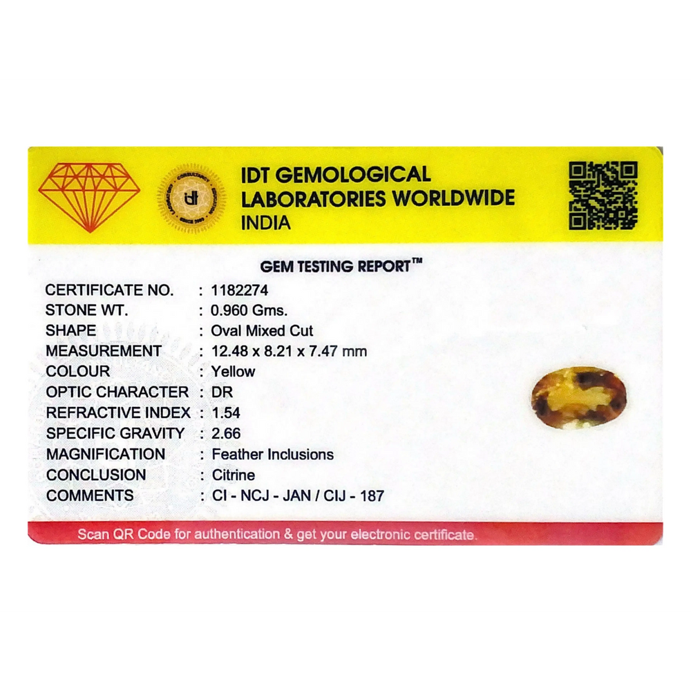 Citrine - 4.8 Carat - Pramogh