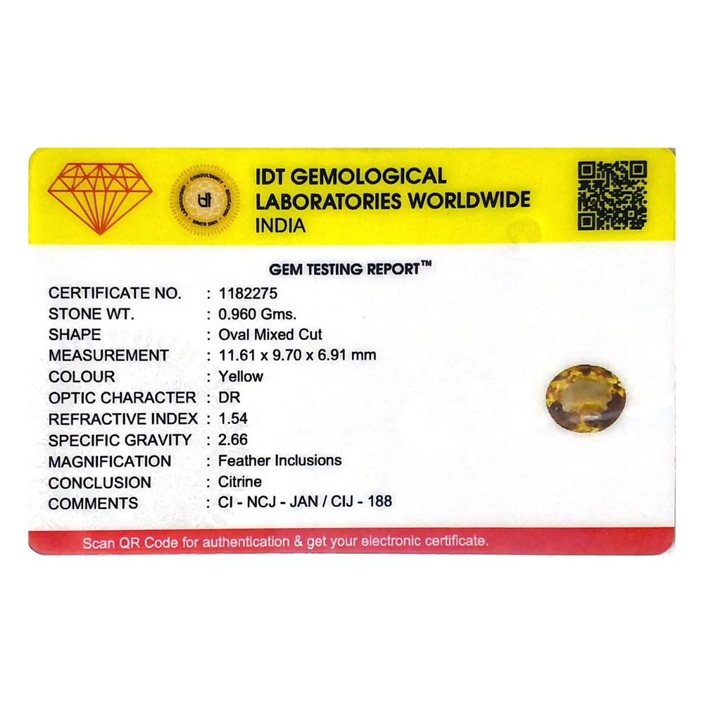 Citrine - 4.8 Carat - Pramogh