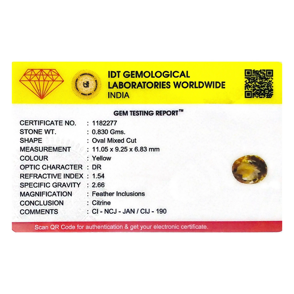 Citrine - 4.15 Carat - Pramogh