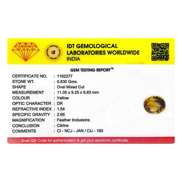 Citrine - 4.15 Carat - Pramogh