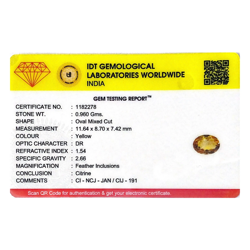 Citrine - 4.8 Carat - Pramogh