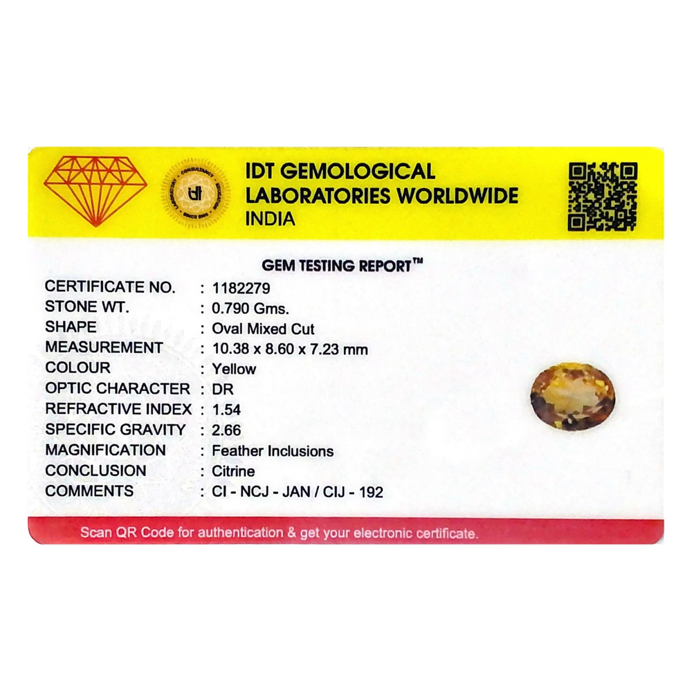 Citrine - 3.95 Carat - Pramogh