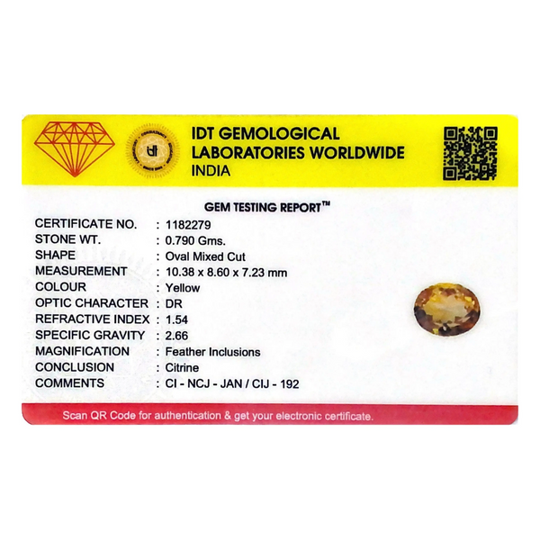 Citrine - 3.95 Carat - Pramogh