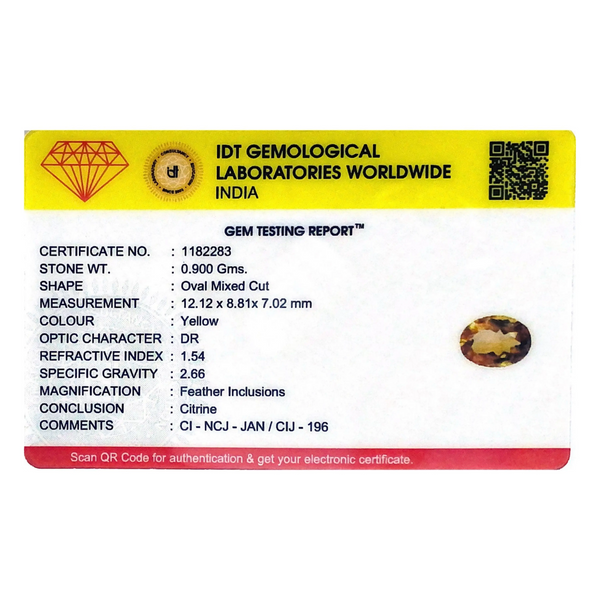 Citrine - 4.5 Carat - Pramogh