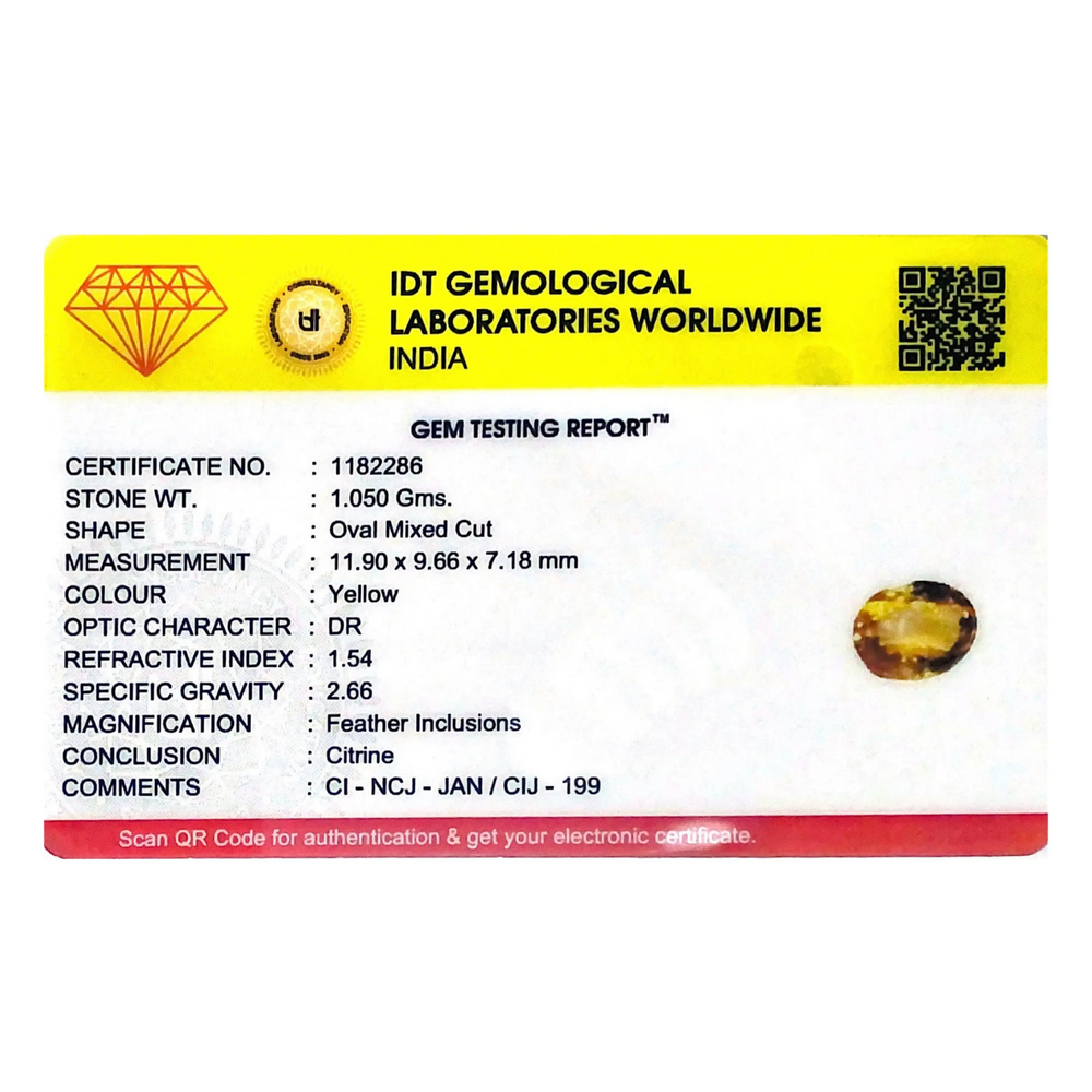 Citrine - 5.25 Carat - Pramogh