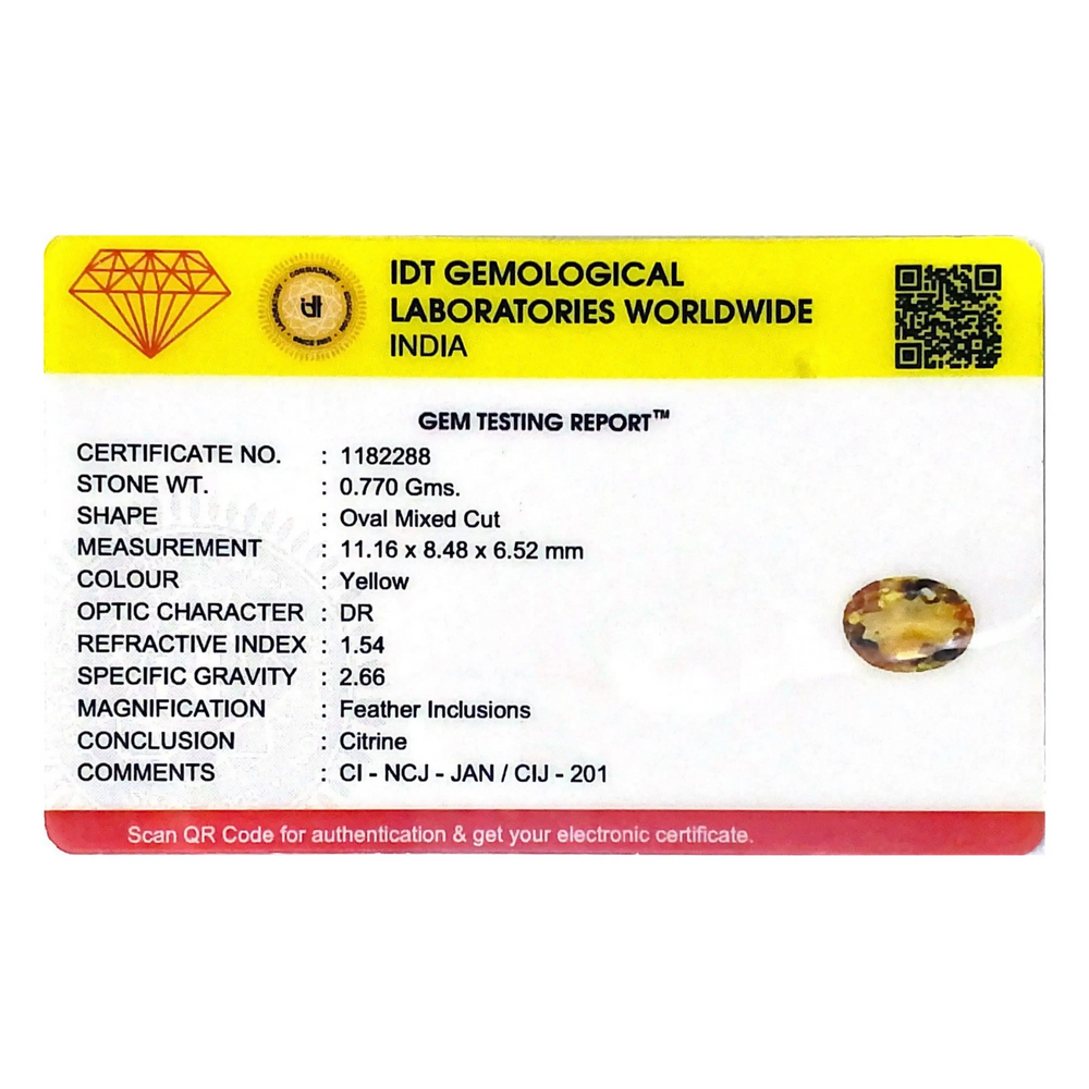 Citrine - 3.85 Carat - Pramogh