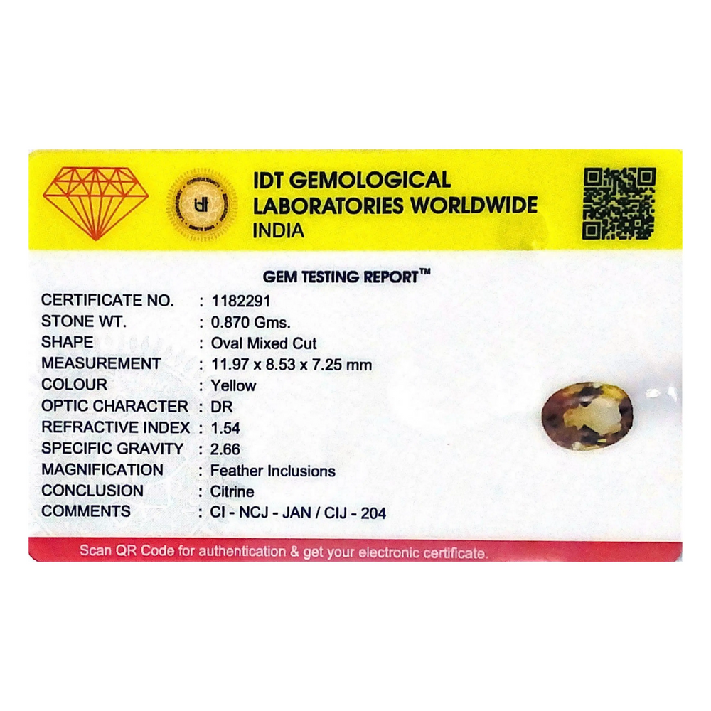 Citrine - 4.35 Carat - Pramogh
