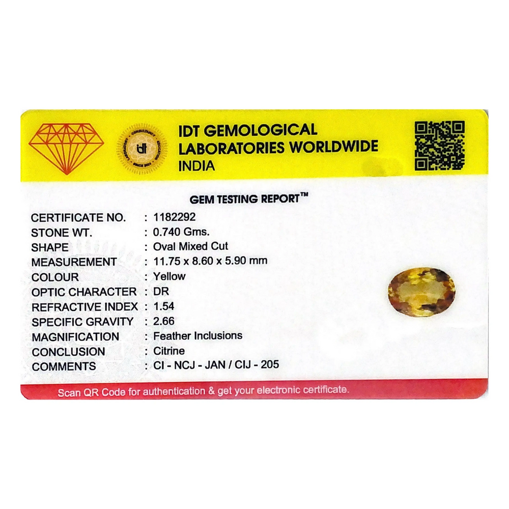 Citrine - 3.7 Carat - Pramogh