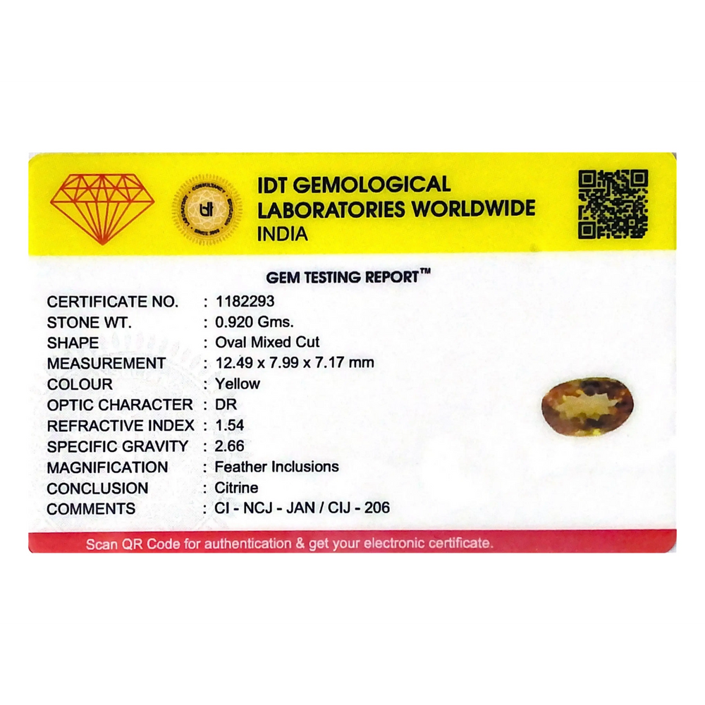 Citrine - 4.6 Carat - Pramogh