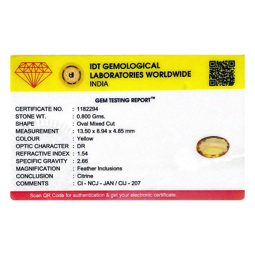 Citrine - 4 Carat - Pramogh