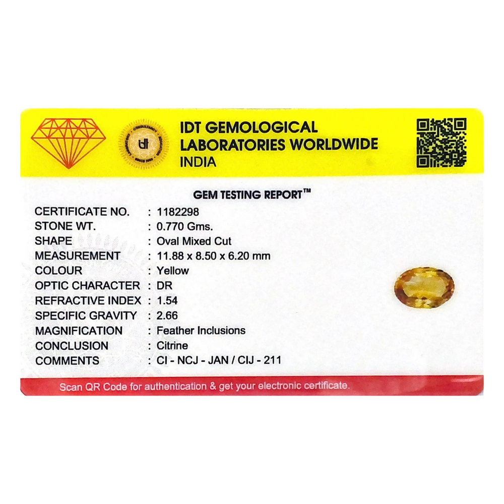 Citrine - 3.85 Carat - Pramogh