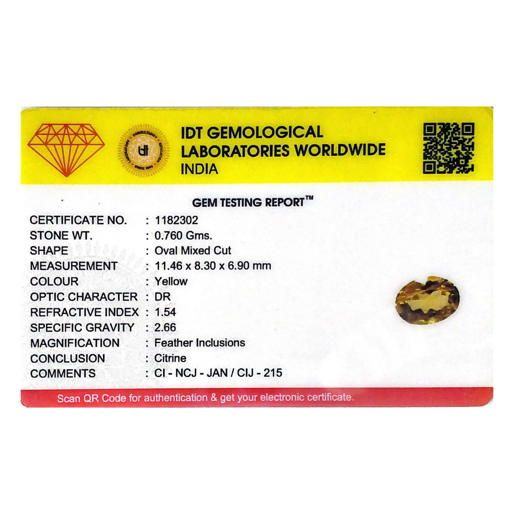 Citrine - 3.8 Carat - Pramogh