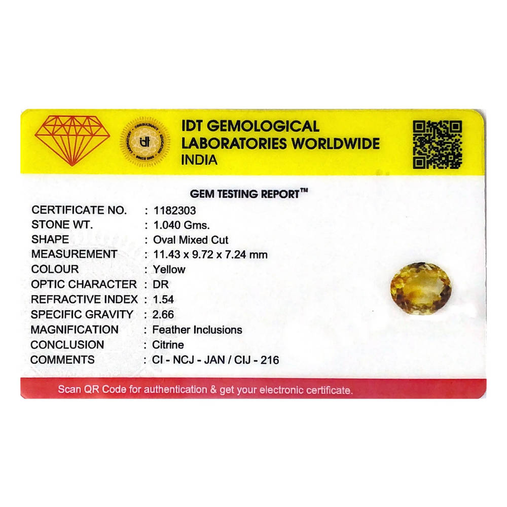 Citrine - 5.2 Carat - Pramogh
