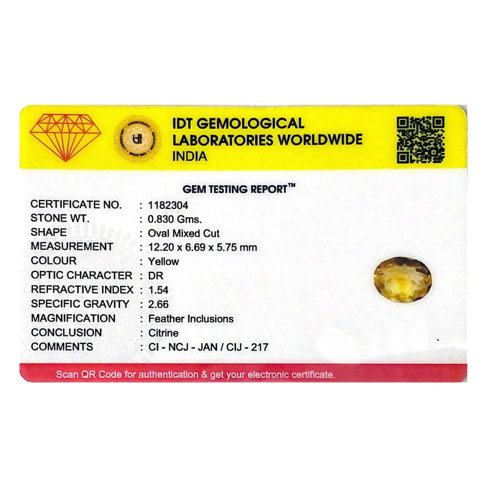 Citrine - 4.15 Carat - Pramogh
