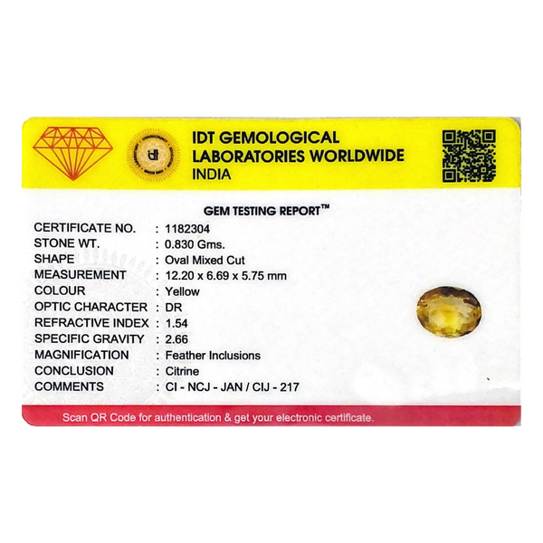 Citrine - 4.15 Carat - Pramogh