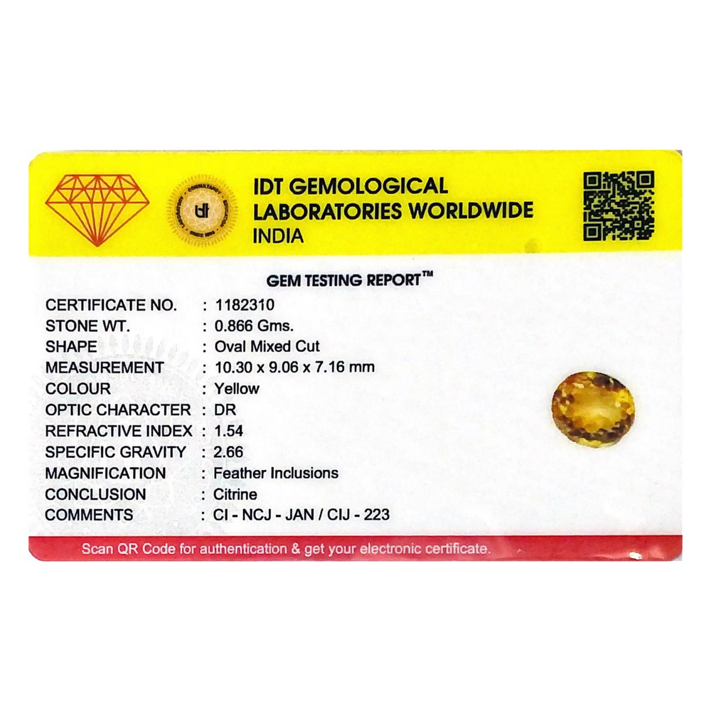 Citrine - 4.33 Carat - Pramogh