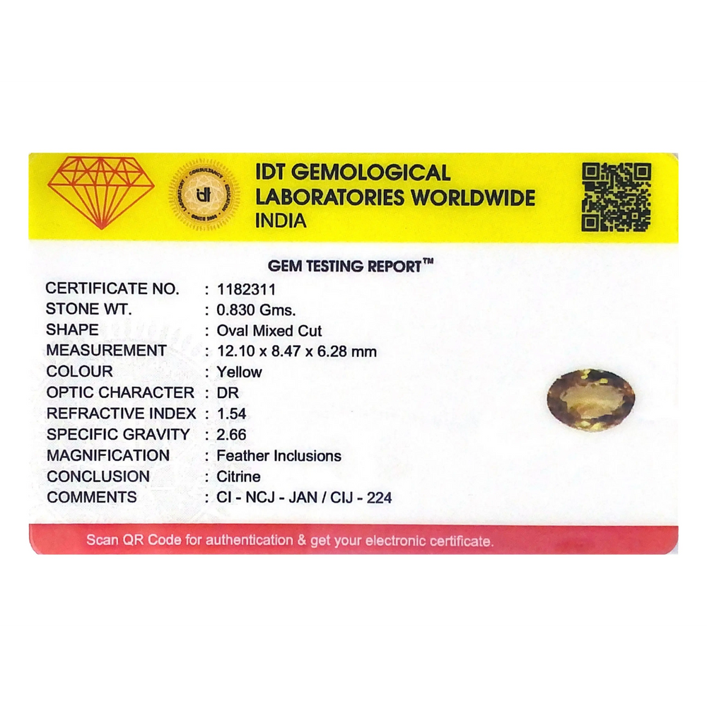 Citrine - 4.15 Carat - Pramogh
