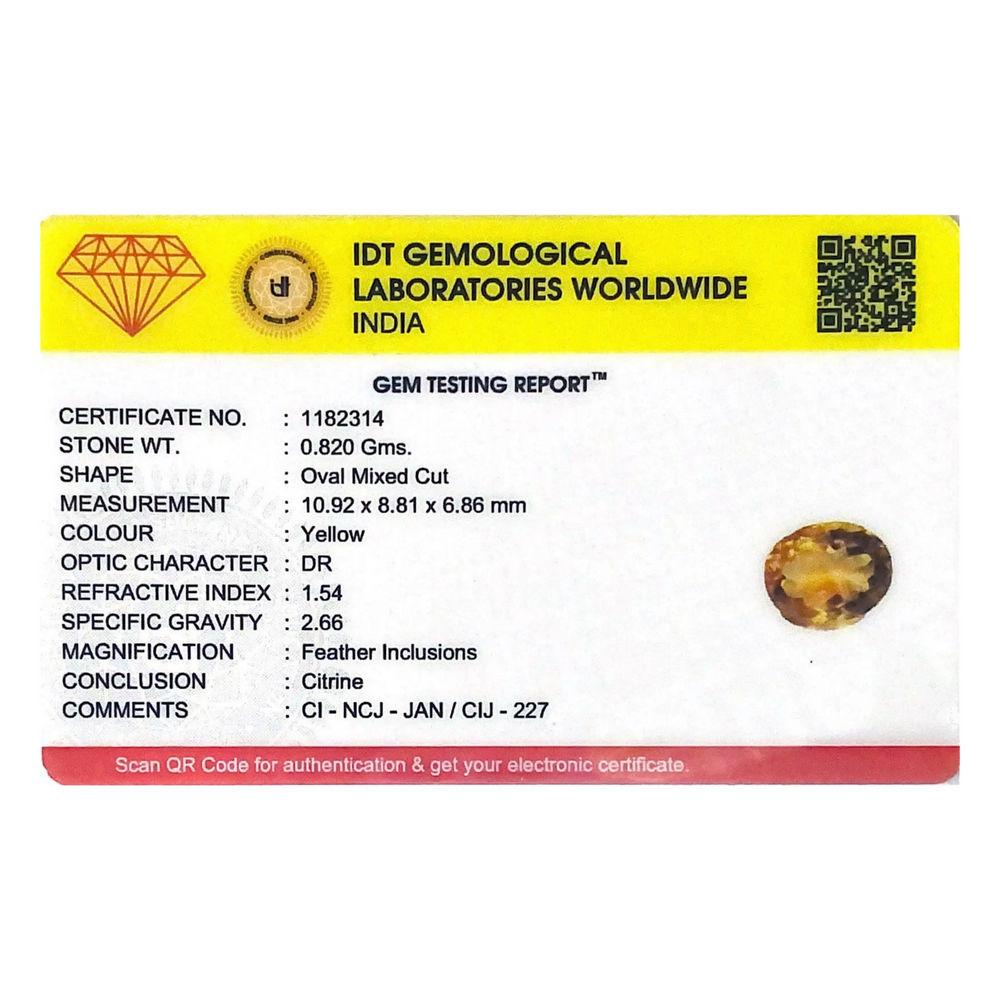 Citrine - 4.1 Carat - Pramogh