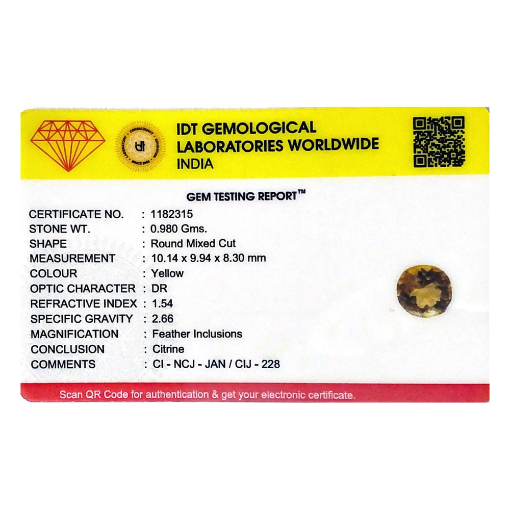 Citrine - 4.9 Carat - Pramogh