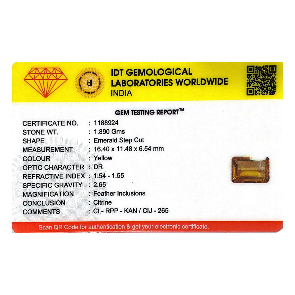 Citrine - 9.45 Carat
