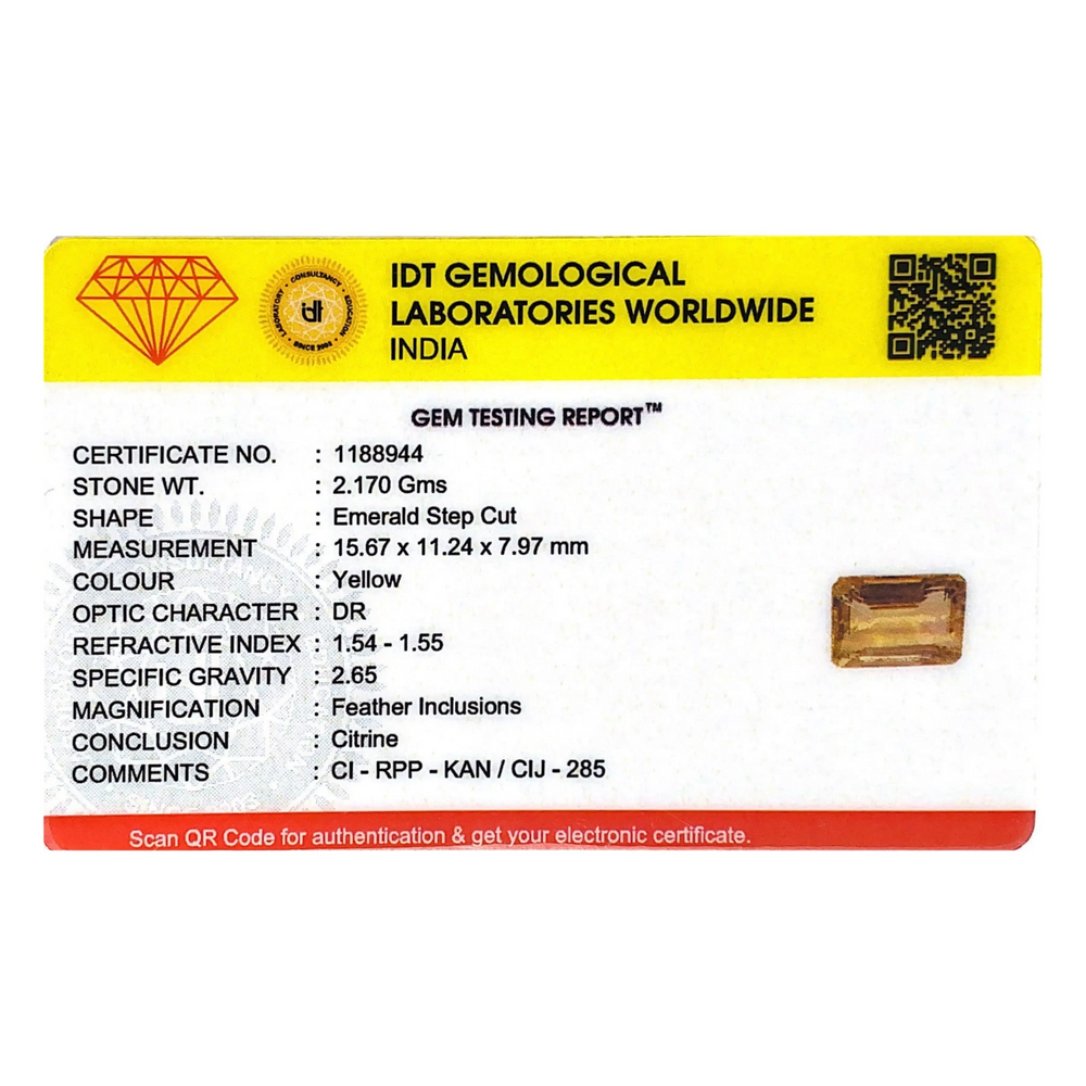 Citrine - 10.85 Carat