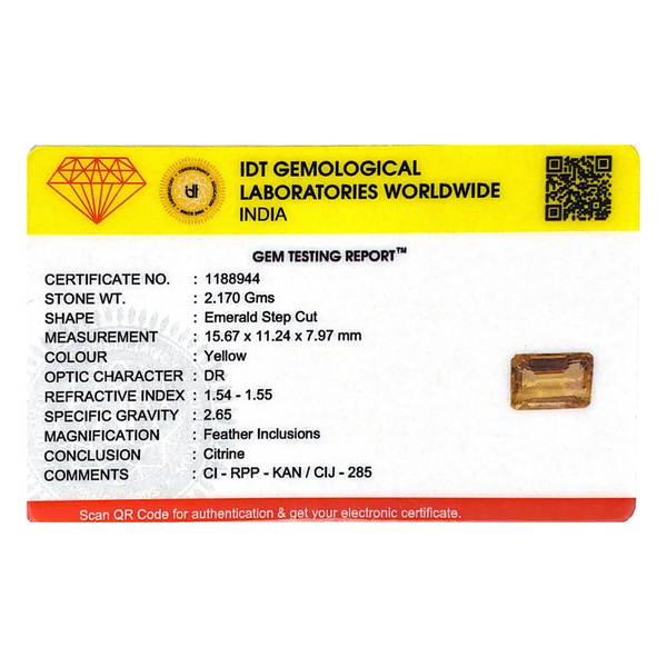 Citrine - 10.85 Carat