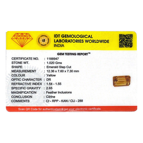 Citrine - 5.1 Carat