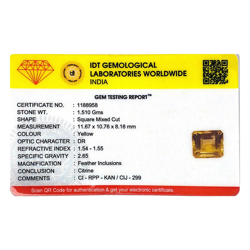 Citrine - 7.55 Carat
